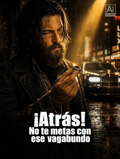¡Atrás! No te metas con ese vagabundo (Doblado)